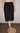 Black wool skirt, 36, YVES SAINT LAURENT