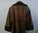 Brown leather and astrakhan COAT, M, DIOR