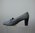Grey leather and suede PUMPS, 40, UNIC
