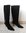 Black leather BOOTS, 40, HERMES