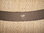 Brown leather BELT, XS, ALAIA