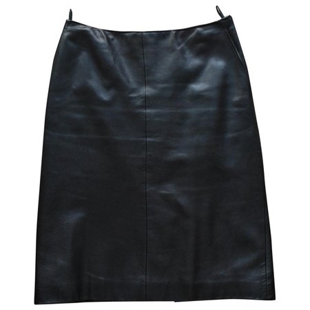 Hermès vintage 90s black leather skirt\\n\\n05/11/2020 5:58 PM