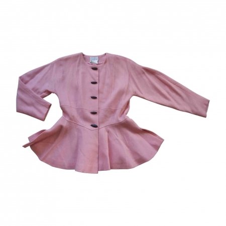Emmanuelle Khanh vintage 90s pink wool jacket\\n\\n05/11/2020 5:57 PM