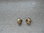 Brass and strass EARRINGS, GRES