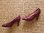 Burgundy Snake leather PUMPS, 36.5, TORRENTE
