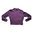 Purple cotton TOP, L, JUNIOR GAULTIER