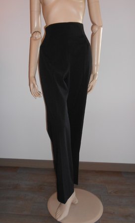 Hermès : pantalon laine noir vintage 90s\\n\\n30/08/2016 16:19