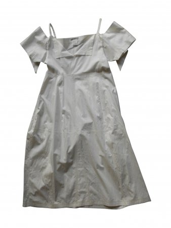 Issey Miyaké : robe coton blanc vintage 80s\\n\\n30/08/2016 16:15